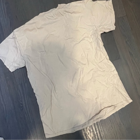 Guns N Roses Samurai Skeleton T-Shirt Tan Women's Large - Picture 5 of 5